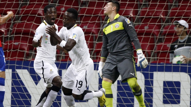 Chile cayó en tiempo extra ante Ghana y se despidió del Mundial sub 20