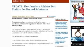 El dopaje golpea al atletismo jamaicano
