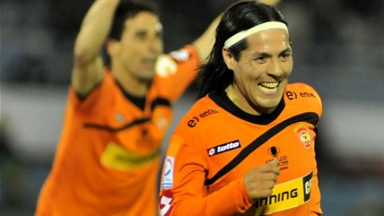 Hugo Droguett marcó la apertura de la cuenta para Cobreloa sobre Peñarol