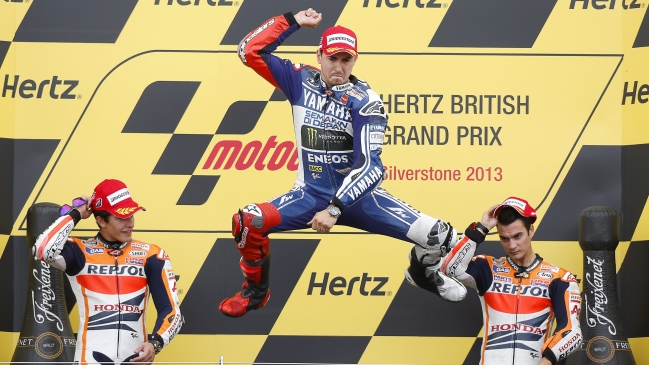 Jorge Lorenzo se adjudicó el GP de Gran Bretaña del Moto GP