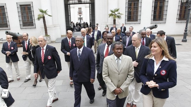 Presidente Piñera recibió a delegados olímpicos del Caribe en La Moneda