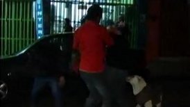 Chilenos y colombianos se enfrentaron a golpes en el centro de Antofagasta