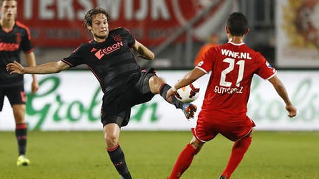 Felipe Gutiérrez fue titular en empate de FC Twente por la liga holandesa
