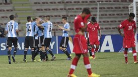 Argentina avanzó como ganador de su grupo a octavos de final del Mundial sub 17