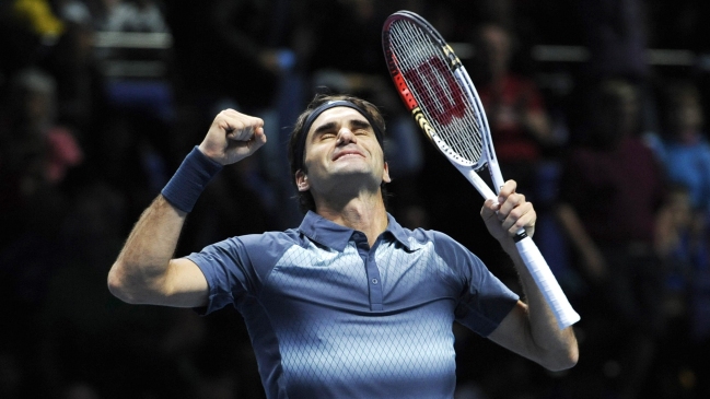 Roger Federer superó a Del Potro y se instaló en semifinales del Masters