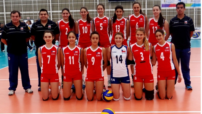 Chile debutó con derrotas en el Sudamericano Infantil de Voleibol