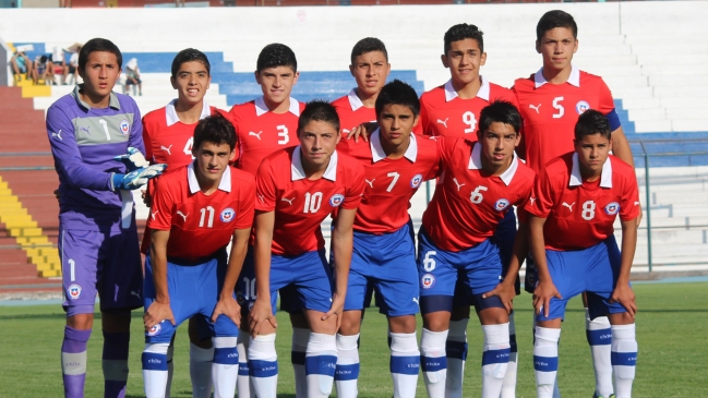 Selección chilena sub 15 cayó ante Colombia en Sudamericano