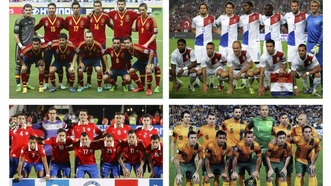 Chile chocará ante Australia, España y Holanda en la Copa del Mundo 2014