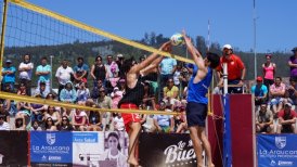 Los Grimalt ganaron la primera fecha del Nacional de Voleibol Playa