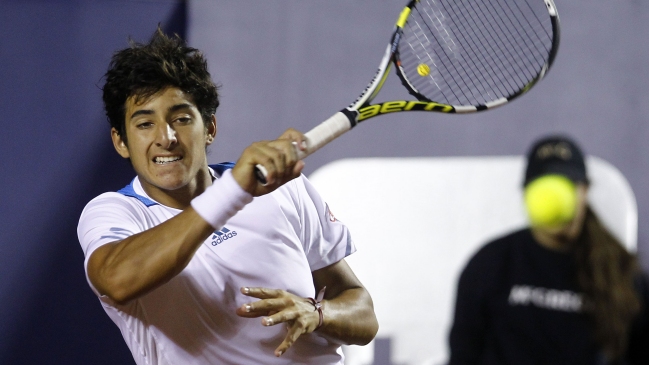 Christian Garín sucumbió ante Jeremy Chardy y se despidió del ATP de Viña