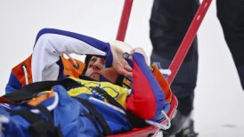 Chilena Stephanie Joffroy sufrió accidente en Sochi 2014