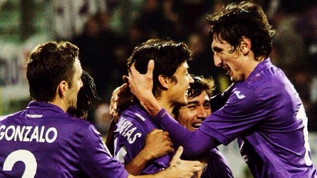 Matías Fernández se vistió de héroe en agónico empate de Fiorentina por la liga italiana