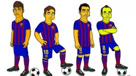 Los jugadores de FC Barcelona serán "simpsonizados"