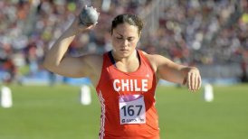 Natalia Ducó ganó el lanzamiento de la bala y dio nuevo oro para Chile en Santiago 2014