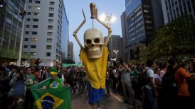 Brasil vivió una jornada de protestas contra el Mundial