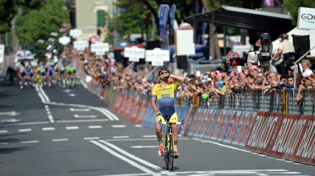 Michael Rogers ganó en solitario la undécima etapa del Giro