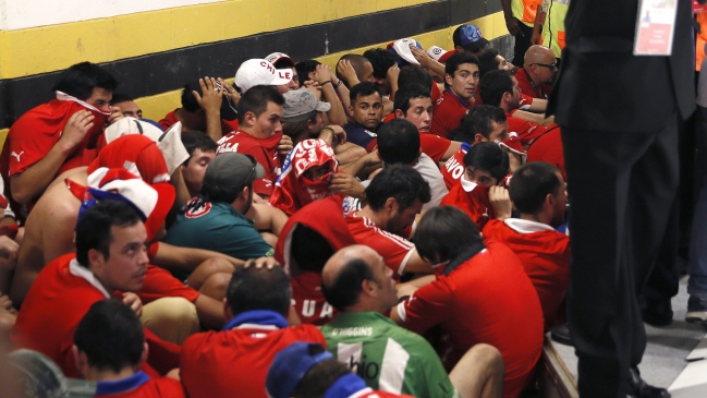 La FIFA multó a Federación Chilena por irrupción de hinchas al Estadio Maracaná