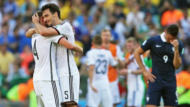 Alemania dio cuenta de Francia y accedió por cuarta vez consecutiva a semifinales de un Mundial