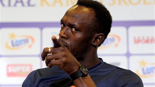 Usain Bolt y su intención de ser futbolista: "No quiero ser defensa ni goleador"