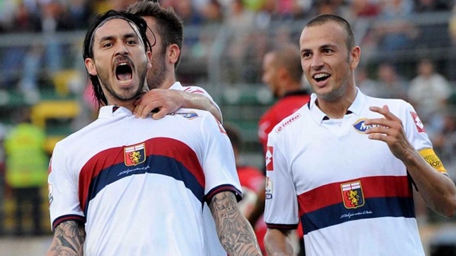 Mauricio Pinilla le dio el triunfo a Genoa en la Copa Italia