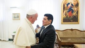 El Papa Francisco recibió la visita de Diego Armando Maradona