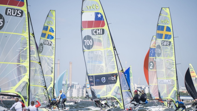 ​Equipo Grez finalizó 18º en Mundial de Vela Olímpica