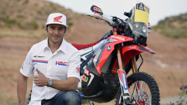 Jeremías Israel fue presentado como piloto oficial de Honda para el Rally Dakar
