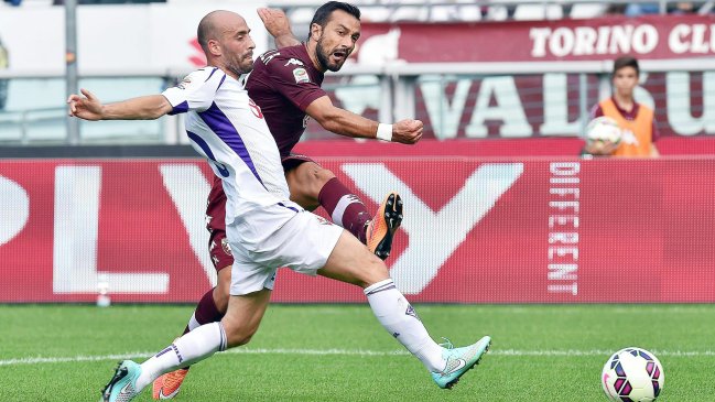 Matías Fernández y David Pizarro dijeron presente en empate de Fiorentina con Torino