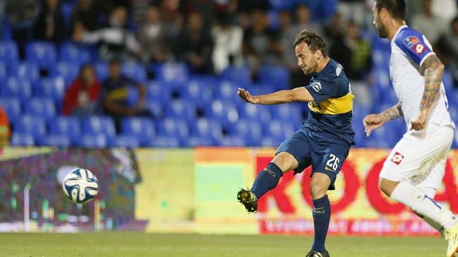 José Pedro Fuenzalida participó en la gran reacción de Boca Juniors ante Godoy Cruz