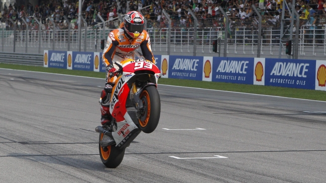 Marc Márquez triunfó en Malasia para hacer historia en el Moto GP