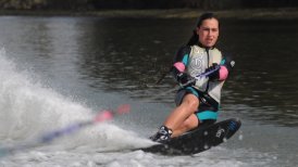 Valentina González igualó récord de Chile adulto de slalom en esquí náutico