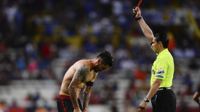 Rodrigo Millar fue suspendido por tres partidos en el Torneo de Apertura mexicano