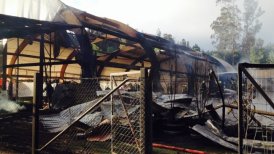 Incendio afectó a instalaciones de Deportes Concepción
