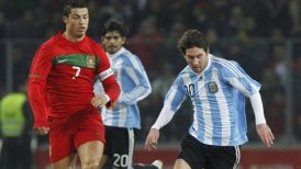Argentina y Portugal chocan con los focos puestos en Cristiano Ronaldo y Lionel Messi