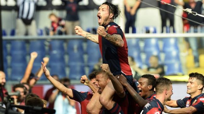 Genoa de Mauricio Pinilla igualó ante Palermo en el cierre de la duodécima fecha en Italia
