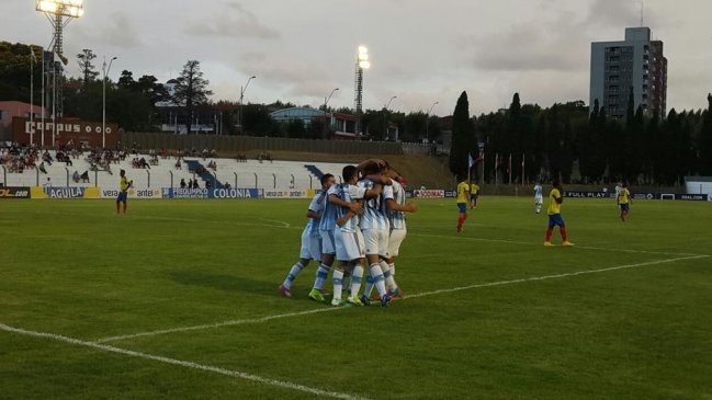 Argentina goleó a Ecuador en el duelo inaugural del Sudamericano Sub 20 de Uruguay