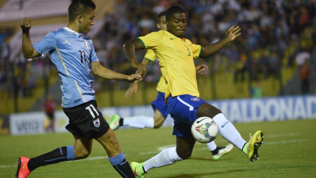 Uruguay doblegó a Brasil en el Sudamericano sub 20 y quedó como líder