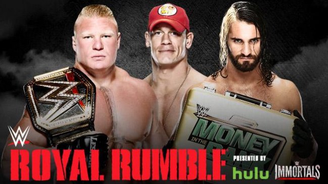 Cena y Seth Rollins buscarán el preciado título de Brock Lesnar en el Royal Rumble