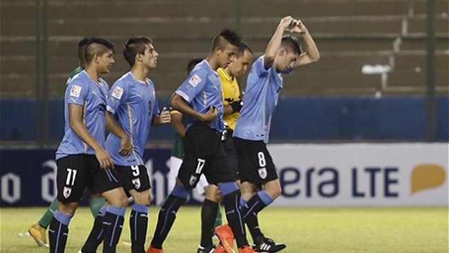 Uruguay derribó a Bolivia en el inicio del grupo que compone Chile en el Sudamericano Sub 17