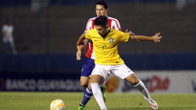 Brasil aseguró su puesto en el Mundial sub 17 de Chile 2015 tras superar a Paraguay