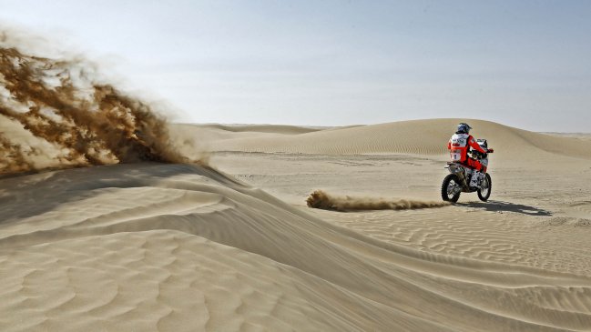 Pablo Quintanilla se metió en el podio del Rally de Abu Dhabi