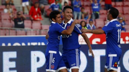 Gustavo Canales abrió la cuenta para Universidad de Chile ante Cobreloa
