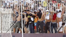 Barristas de Colo Colo protagonizaron graves incidentes en el Monumental
