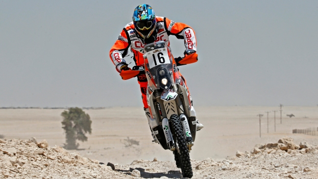 Pablo Quintanilla bajó al cuarto puesto en el Rally de Qatar