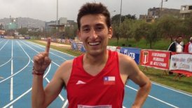 Víctor Aravena logró medalla de oro en Sudamericano de Lima en 5.000 metros planos