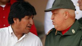 Evo Morales inauguró el "Estadio Comandante Hugo Chávez"