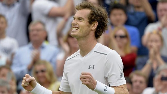 Andy Murray ganó y se medirá con Roger Federer en una de las semifinales de Wimbledon