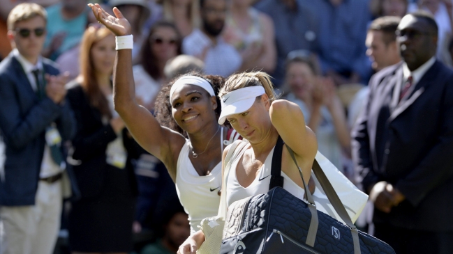 Serena Williams barrió con Sharapova y luchará por su sexto título en Wimbledon
