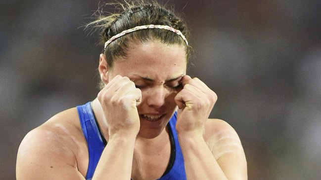 Natalia Ducó quedó novena en la final del lanzamiento de la bala en el Mundial de Atletismo