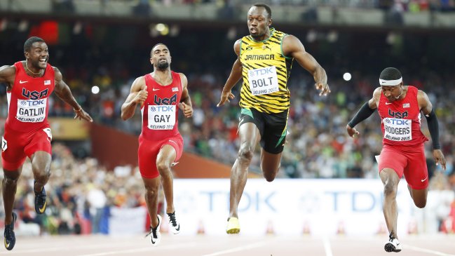 Usain Bolt se quedó con el oro en los 100 metros planos en el Mundial de Atletismo